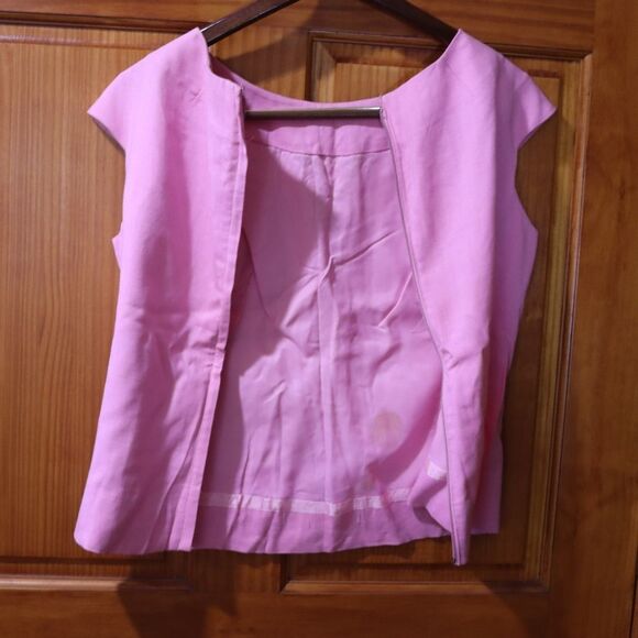Ilsa Engel Vintage Pink Seashell 1950s Vintage Top 12 - Picture 4 of 16